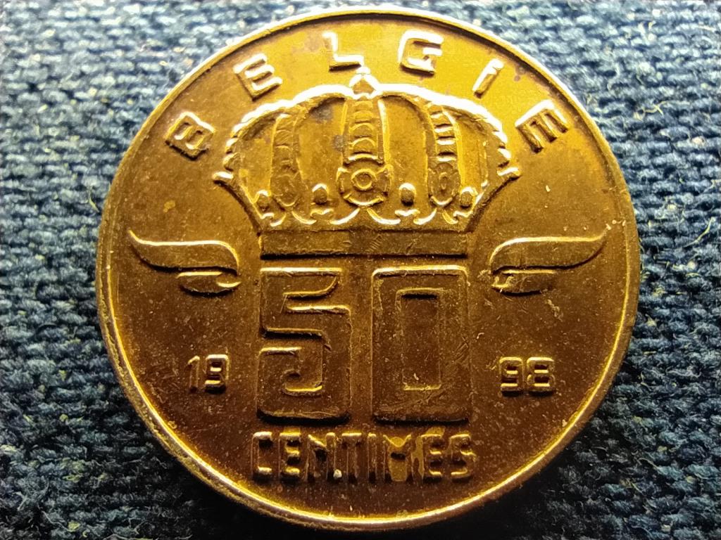 Belgium II. Albert (1993-2013) 50 centime (holland sz&ouml;veg)