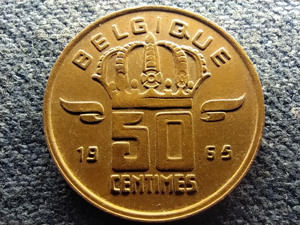 Belgium I. Baldvin (1951-1993) 50 centime (francia sz&ouml;veg)