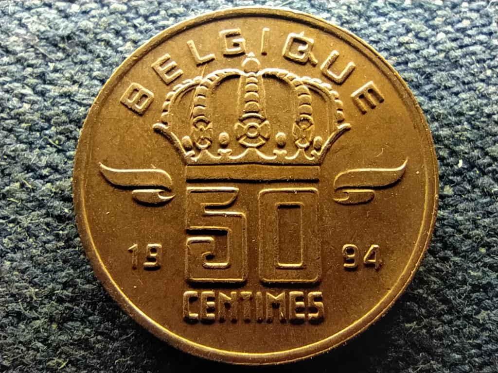 Belgium II. Albert (1993-2013) 50 centime (francia sz&ouml;veg)