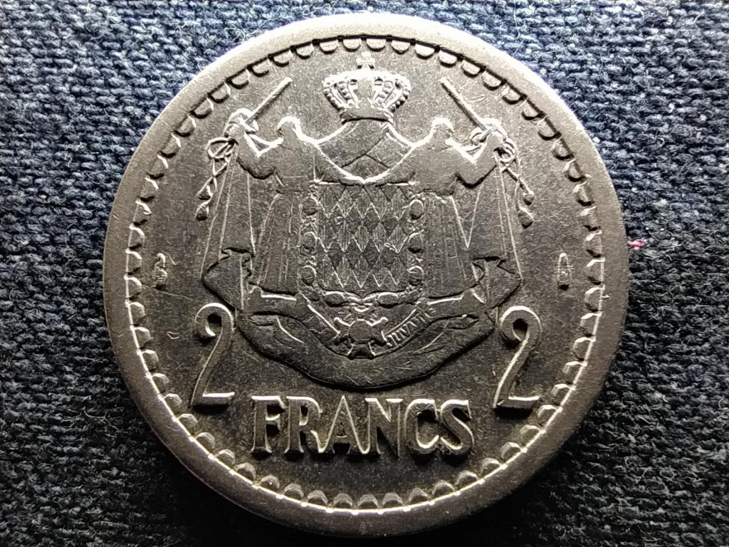 Monaco II. Lajos (1922-1949) 2 frank