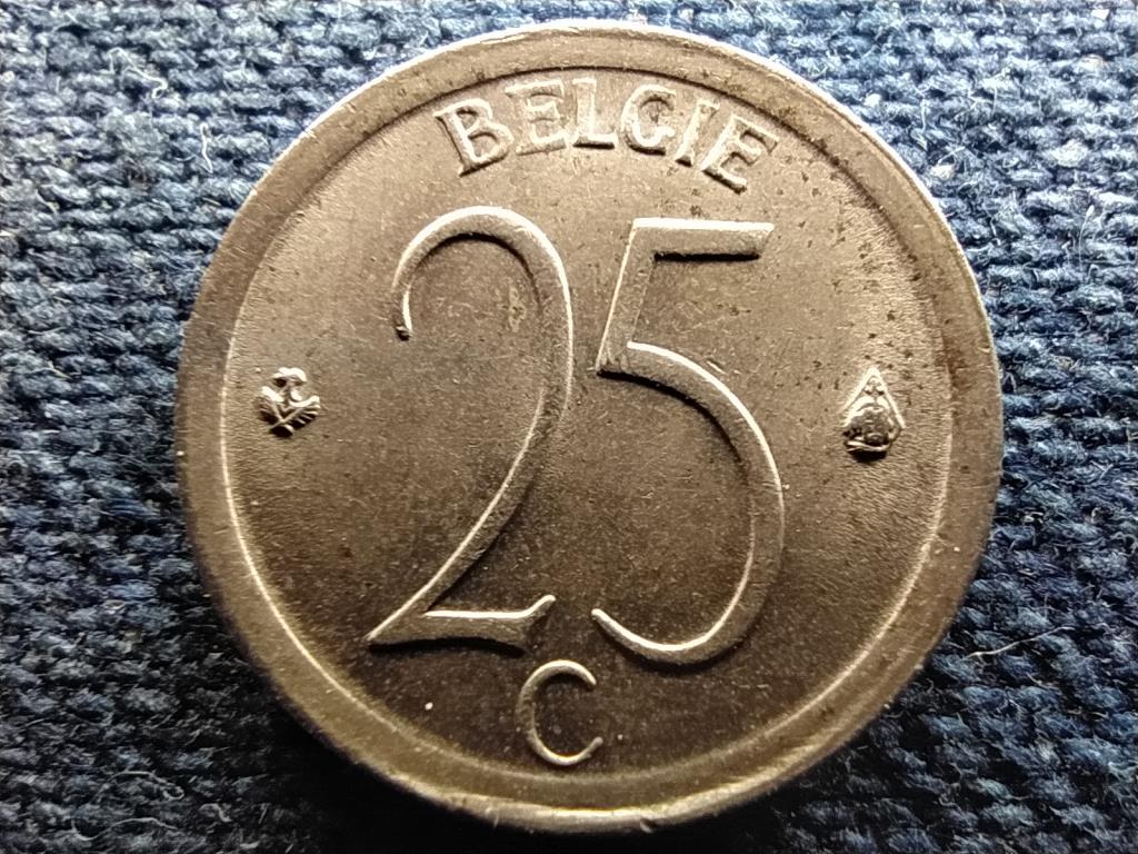 Belgium I. Baldvin (1951-1993) 25 centime (holland sz&ouml;veg)