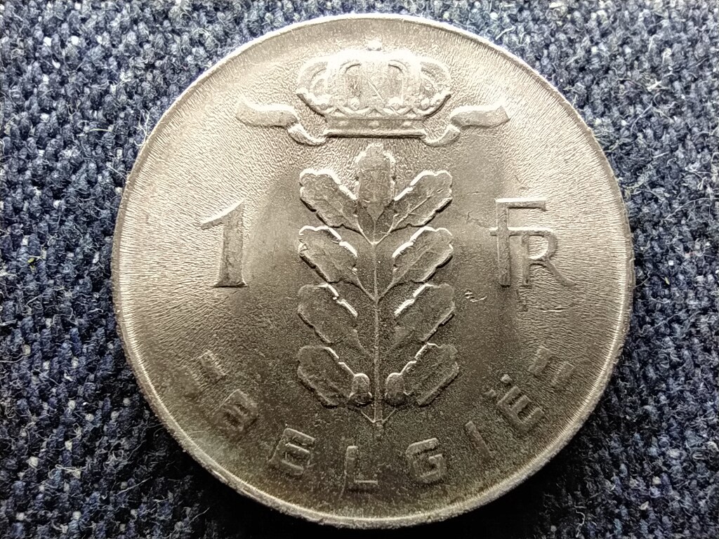 Belgium I. Baldvin (1951-1993) 1 Frank (holland sz&ouml;veg)