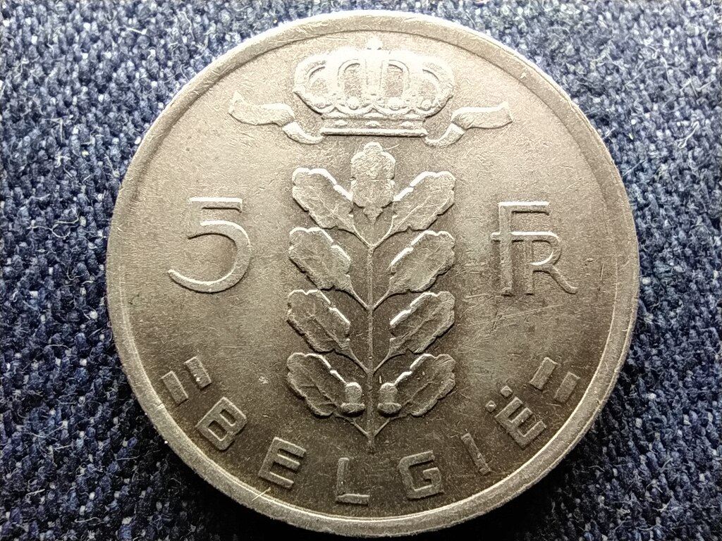 Belgium III. Lip&oacute;t (1934-1951) 5 Frank (holland sz&ouml;veg)