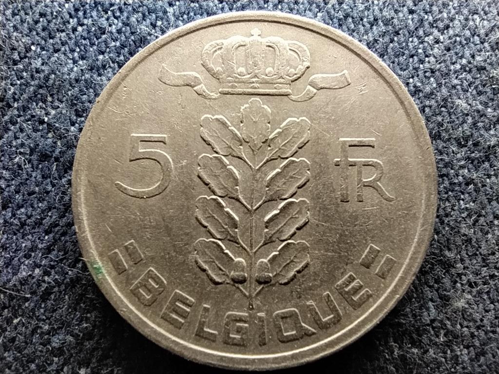 Belgium III. Lip&oacute;t (1934-1951) 5 Frank (francia sz&ouml;veg)