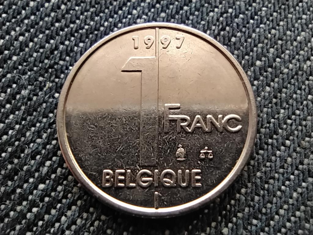 Belgium II. Albert (1993-2013) 1 Frank (francia sz&ouml;veg)