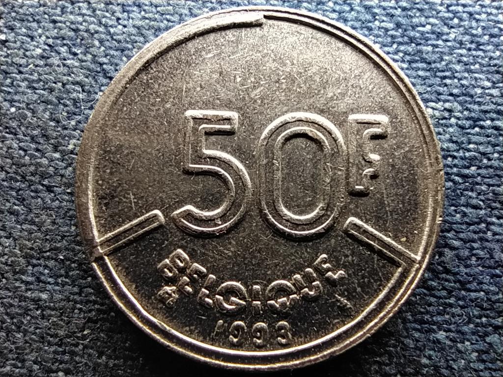 Belgium I. Baldvin (1951-1993) 50 frank (francia sz&ouml;veg)