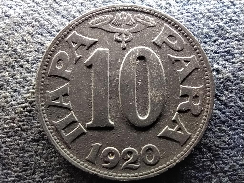 Szerb-Horv&aacute;t-Szlov&eacute;n Kir&aacute;lys&aacute;g I. P&eacute;ter (1918-1921) 10 Para 
