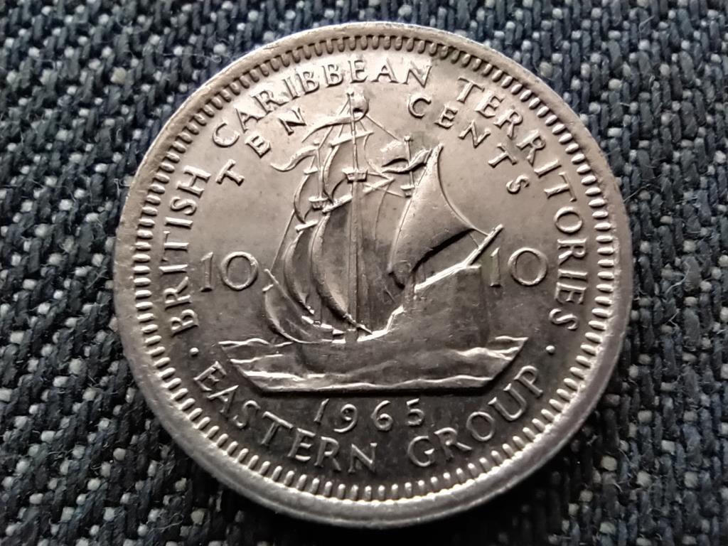 Kelet-karibi &Aacute;llamok Szervezete II. Erzs&eacute;bet 10 cent