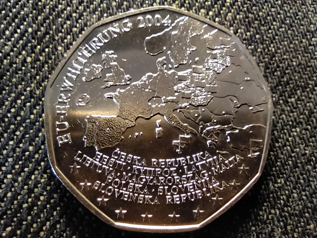 Ausztria Eur&oacute;pai Uni&oacute; kiterjeszt&eacute;se .800 ez&uuml;st 5 Euro
