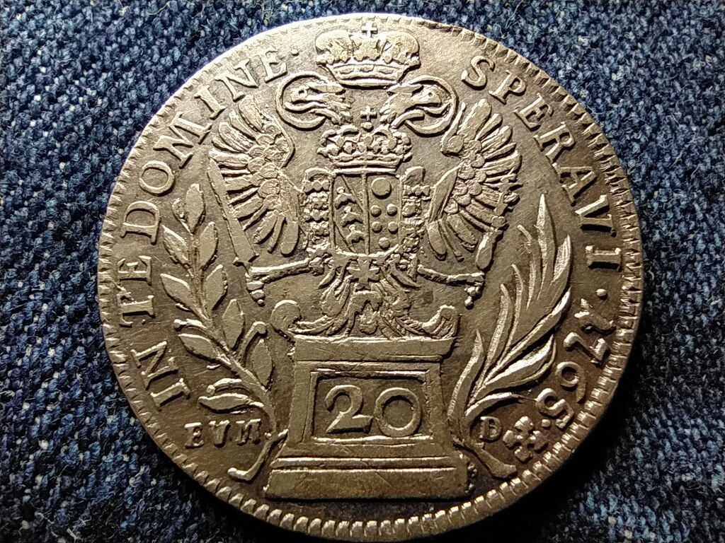 N&eacute;met-R&oacute;mai Birodalom Franz I. cs&aacute;sz&aacute;r (1745-1765) ez&uuml;st 20 krajc&aacute;r
