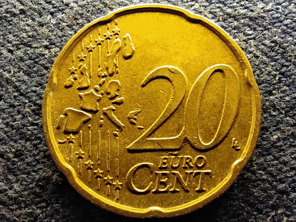 Belgium II. Albert (1993-2013) 20 eurocent