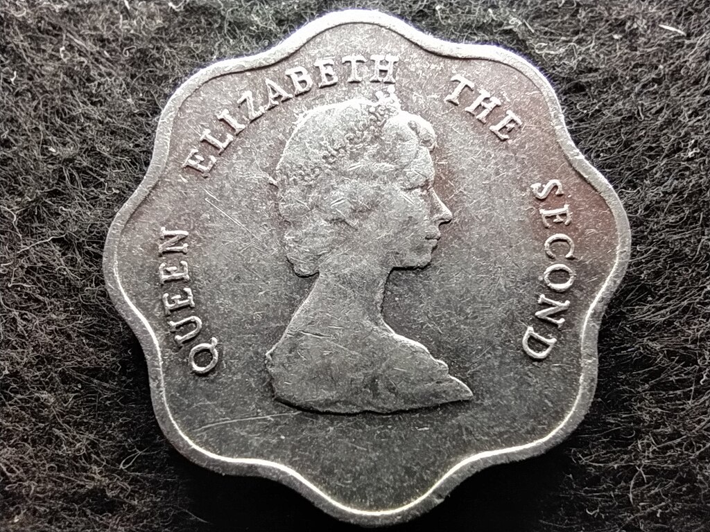 Kelet-karibi &Aacute;llamok Szervezete II. Erzs&eacute;bet 5 cent