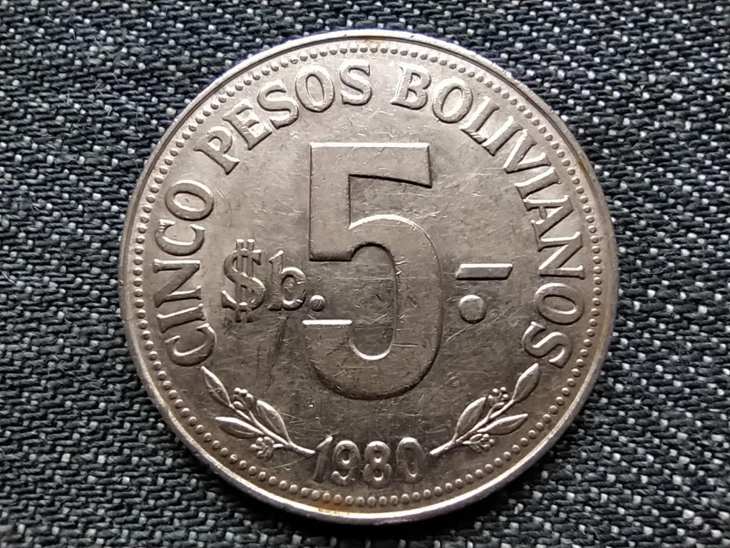 Bol&iacute;via K&ouml;zt&aacute;rsas&aacute;g (1825-2009) 5 Pez&oacute;