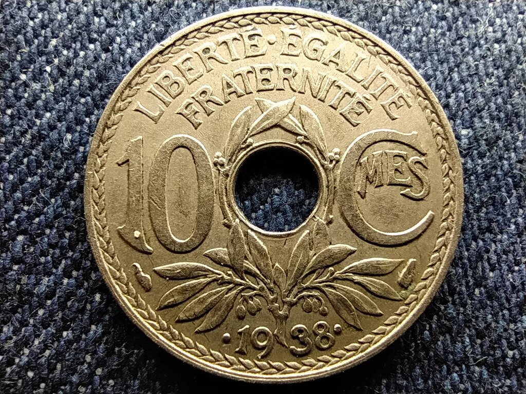 Franciaorsz&aacute;g Harmadik K&ouml;zt&aacute;rsas&aacute;g 10 Centimes