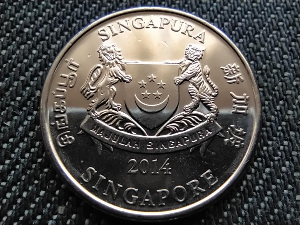 Szingap&uacute;r 20 cent Changi Rep&uuml;lőt&eacute;r