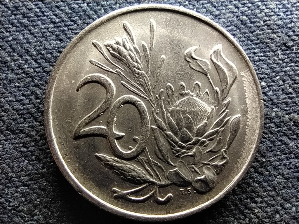 D&eacute;l-Afrikai K&ouml;zt&aacute;rsas&aacute;g Suid-Afrika 20 Cent