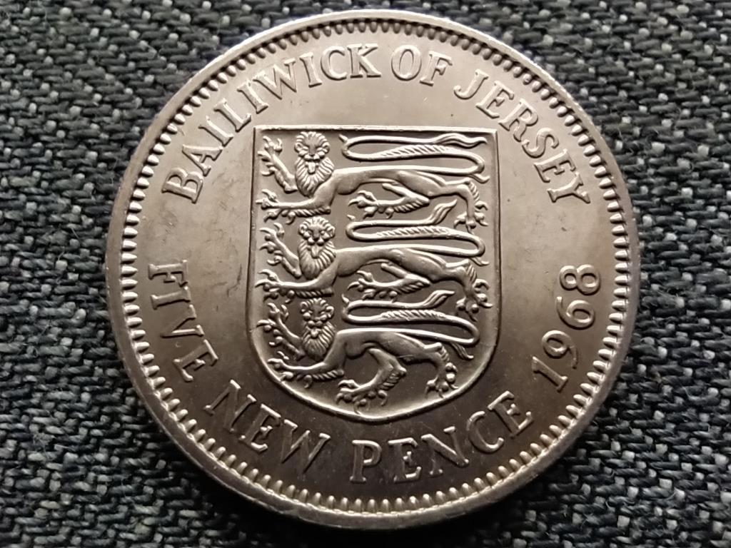 Jersey II. Erzs&eacute;bet 5 &uacute;j penny