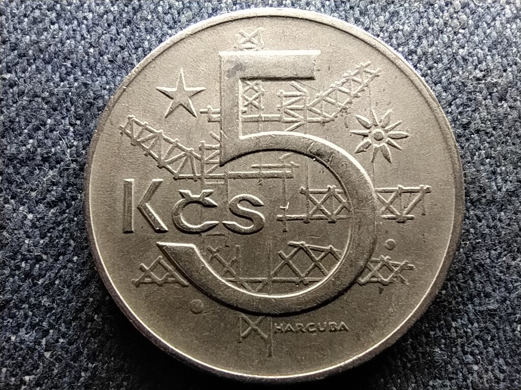 Csehszlov&aacute;kia Szocialista K&ouml;zt&aacute;rsas&aacute;g (1960-1990) 5 Korona