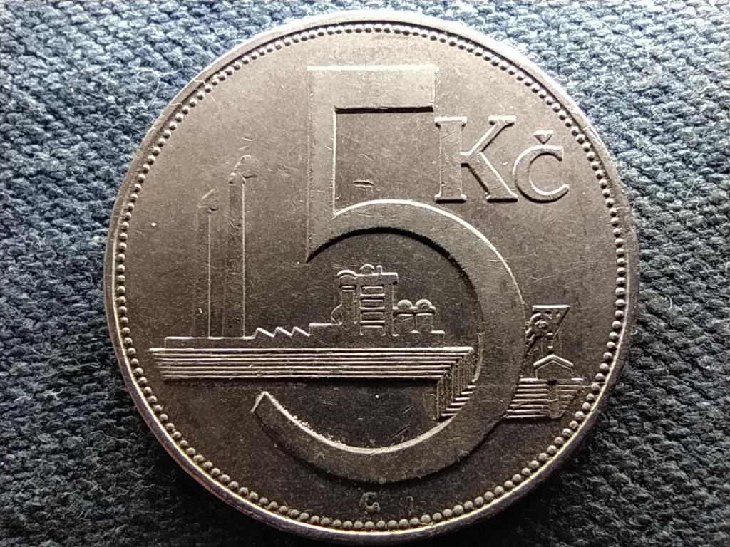 Csehszlov&aacute;kia Első K&ouml;zt&aacute;rsas&aacute;g (1918-1938) 5 Korona