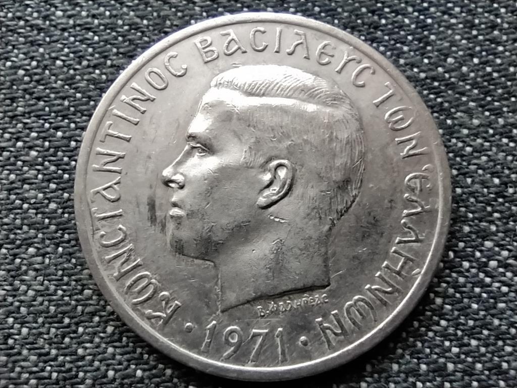 G&ouml;r&ouml;gorsz&aacute;g II. Konstantin Katonai rezsim 5 drachma