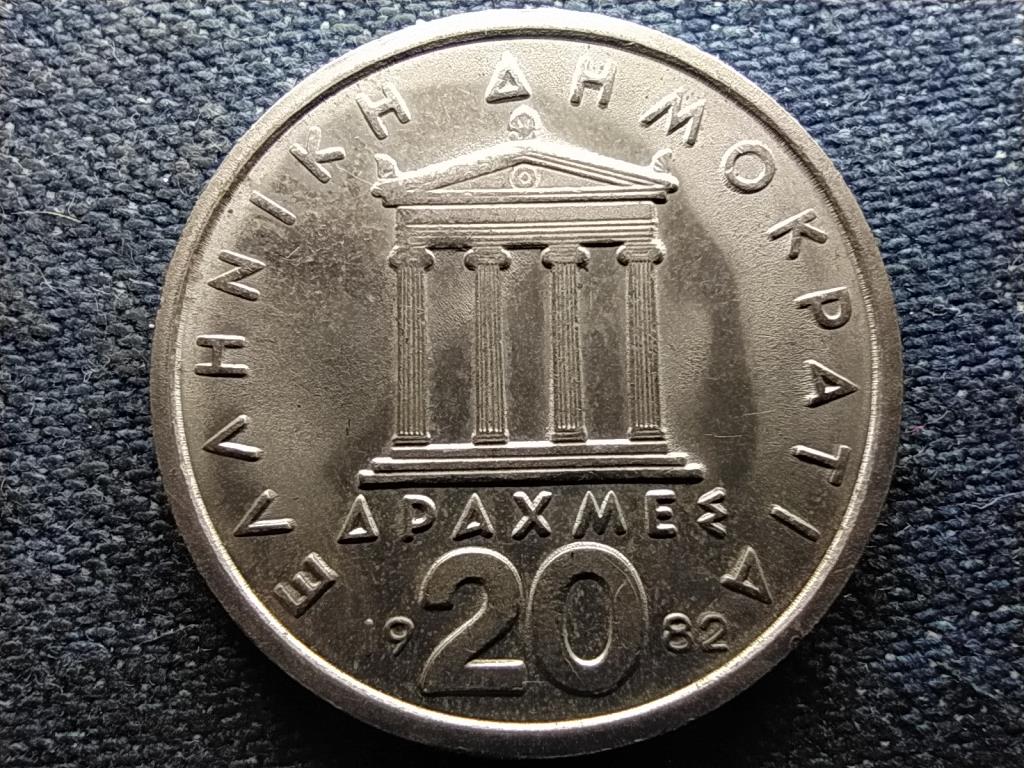 G&ouml;r&ouml;gorsz&aacute;g Parthenon Perikl&eacute;sz  20 drachma