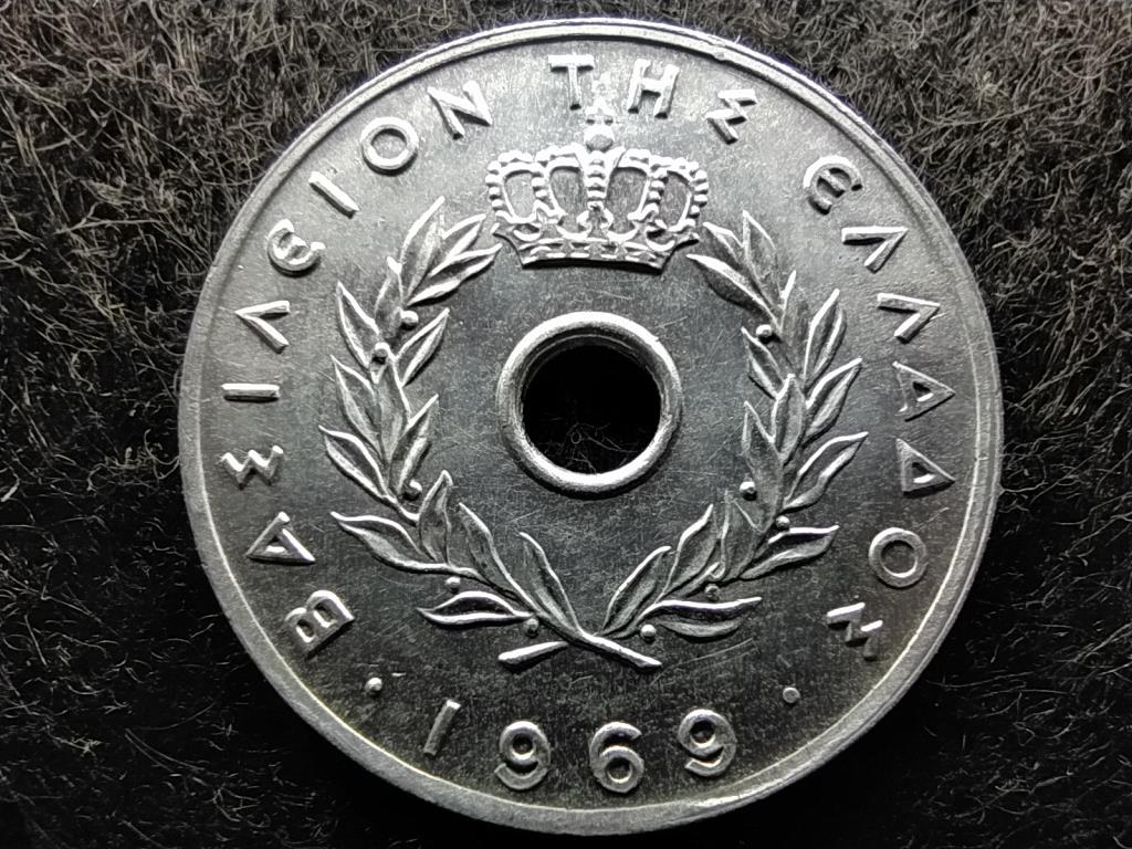 G&ouml;r&ouml;gorsz&aacute;g II. Konstantin (1964-1973) 20 Lepta