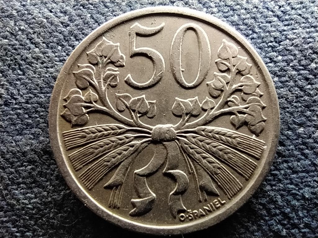 Csehszlov&aacute;kia Első K&ouml;zt&aacute;rsas&aacute;g (1918-1938) 50 Heller