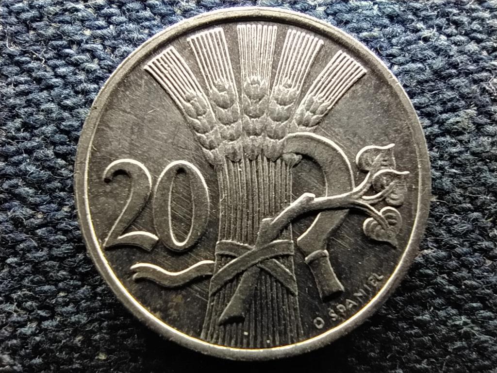 Csehszlov&aacute;kia N&eacute;pk&ouml;zt&aacute;rsas&aacute;g (1948-1960) 20 heller
