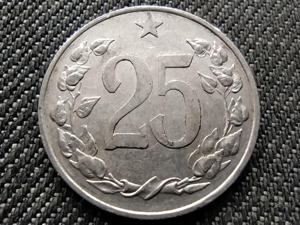 Csehszlov&aacute;kia N&eacute;pk&ouml;zt&aacute;rsas&aacute;g (1948-1960) 25 Heller