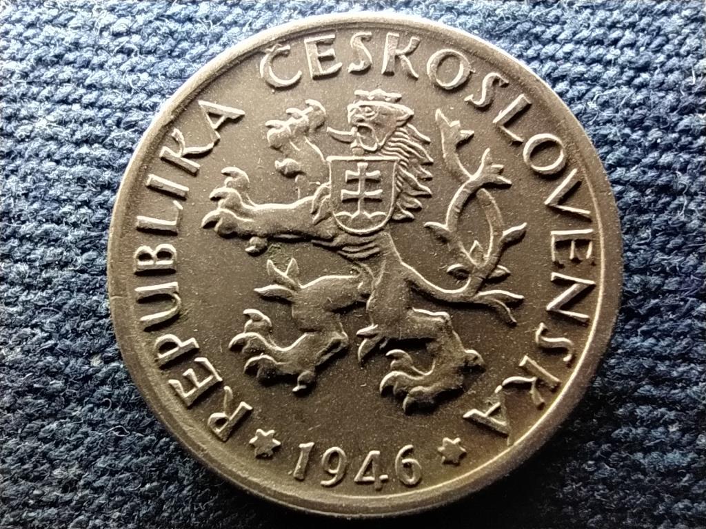 Csehszlov&aacute;kia Harmadik K&ouml;zt&aacute;rsas&aacute;g (1945-1948) 1 Korona