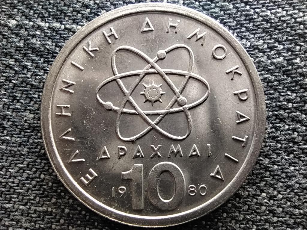 G&ouml;r&ouml;gorsz&aacute;g atom Democritus 10 drachma