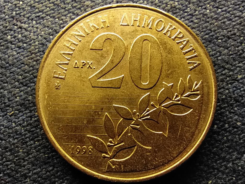 G&ouml;r&ouml;gorsz&aacute;g Dionysios Solomos 20 drachma