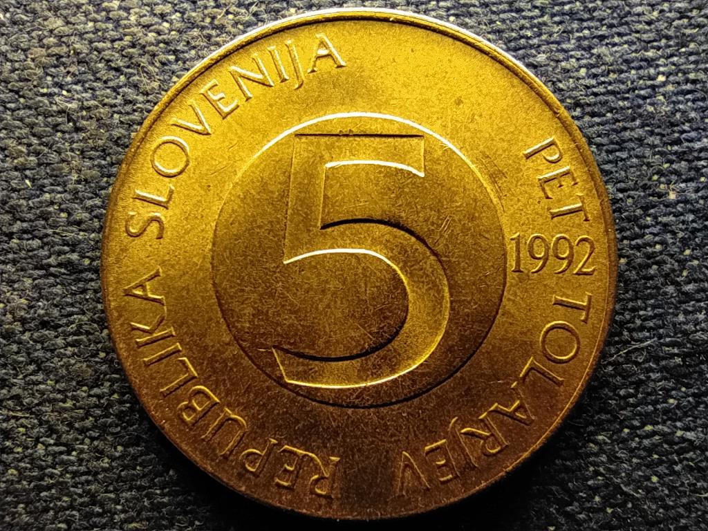 Szlov&eacute;nia alpesi kősz&aacute;li kecske 5 tolar