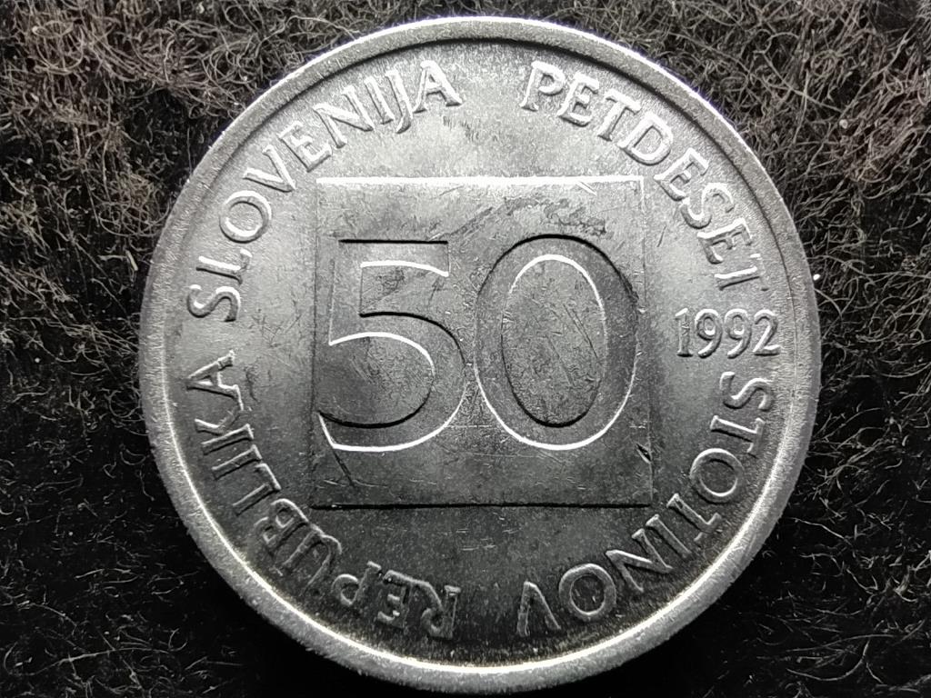 Szlov&eacute;nia m&eacute;h 50 stotin
