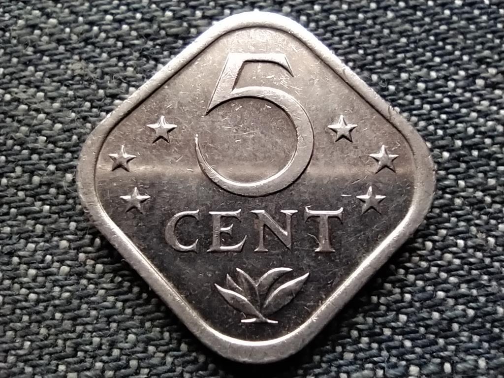 Holland Antill&aacute;k Beatrix (1980-2013) 5 cent