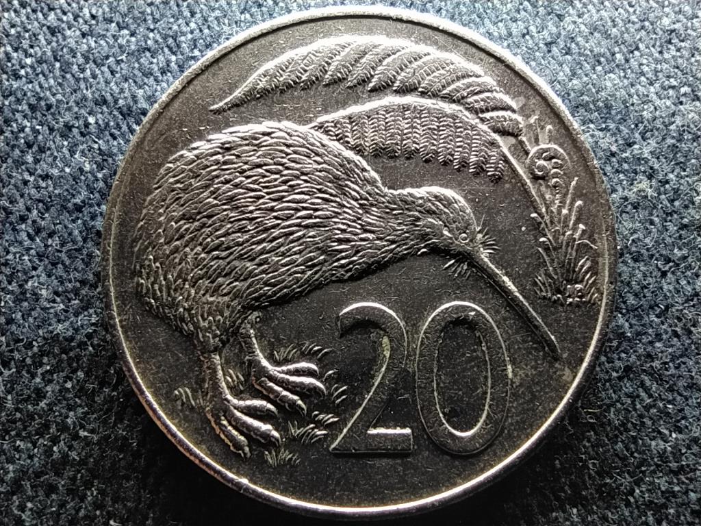 &Uacute;j-Z&eacute;land II. Erzs&eacute;bet kiwi 20 Cent