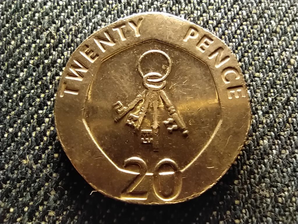 Gibralt&aacute;r II. Erzs&eacute;bet Gibralt&aacute;r kulcsai 20 penny