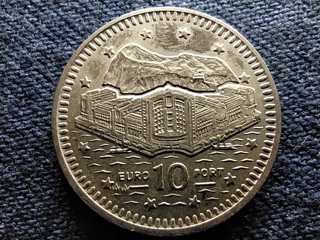 Gibralt&aacute;r II. Erzs&eacute;bet Europort 10 penny