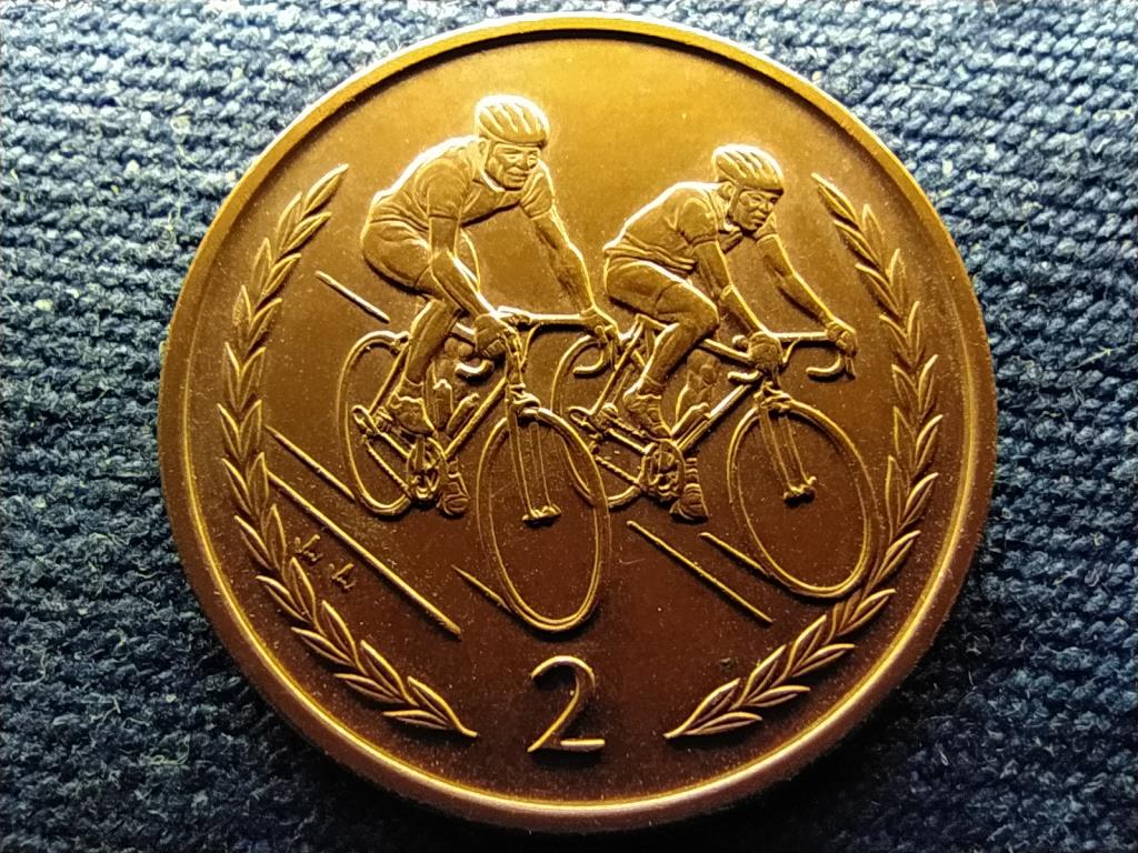 Man-sziget II. Erzs&eacute;bet ker&eacute;kp&aacute;rosok 2 penny