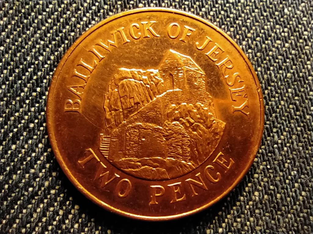 Jersey II. Erzs&eacute;bet St. Helier remetelak 2 penny