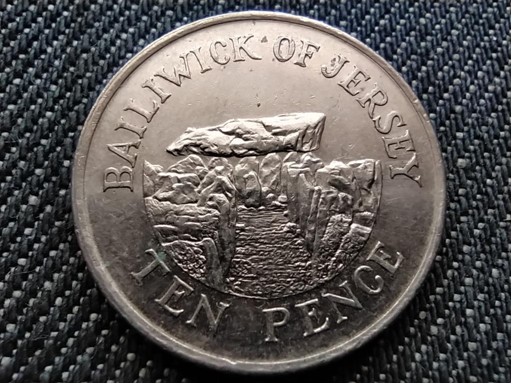 Jersey II. Erzs&eacute;bet  Dolmenek 10 penny