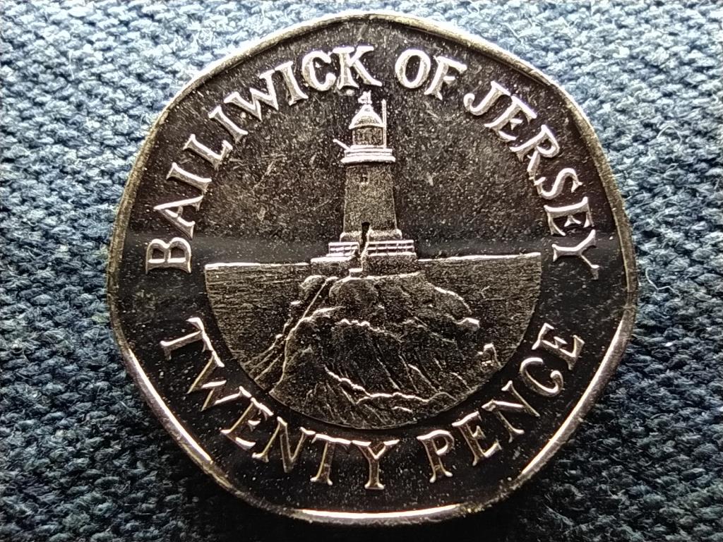 Jersey II. Erzs&eacute;bet Vil&aacute;g&iacute;t&oacute;torony 20 penny