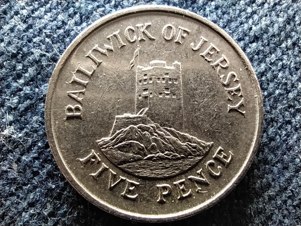Jersey II. Erzs&eacute;bet Seymour torony 5 penny