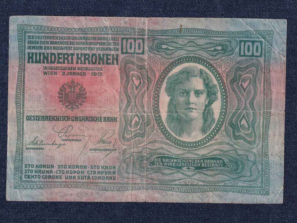 Ausztria 100 Korona bankjegy