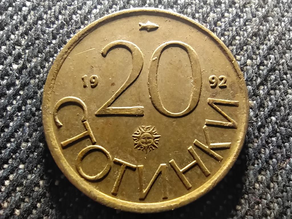 Bulg&aacute;ria 20 Stotinki