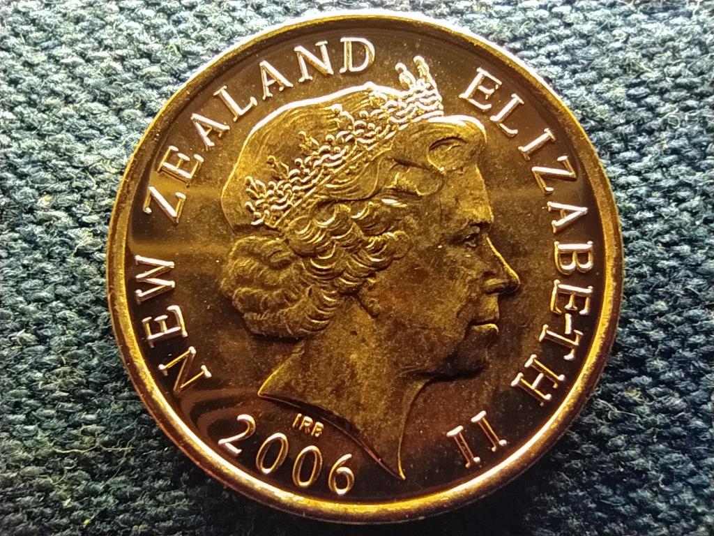 &Uacute;j-Z&eacute;land II. Erzs&eacute;bet maori maszk 10 Cent
