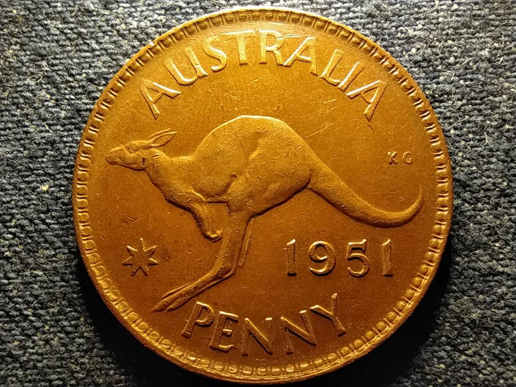 Ausztr&aacute;lia VI. Gy&ouml;rgy (1936-1952) 1 Penny