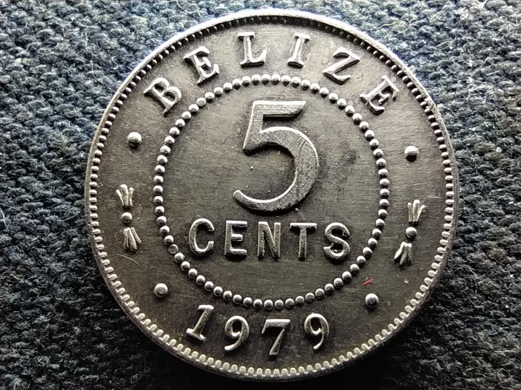 Belize II. Erzs&eacute;bet (1952-2022) 5 Cent