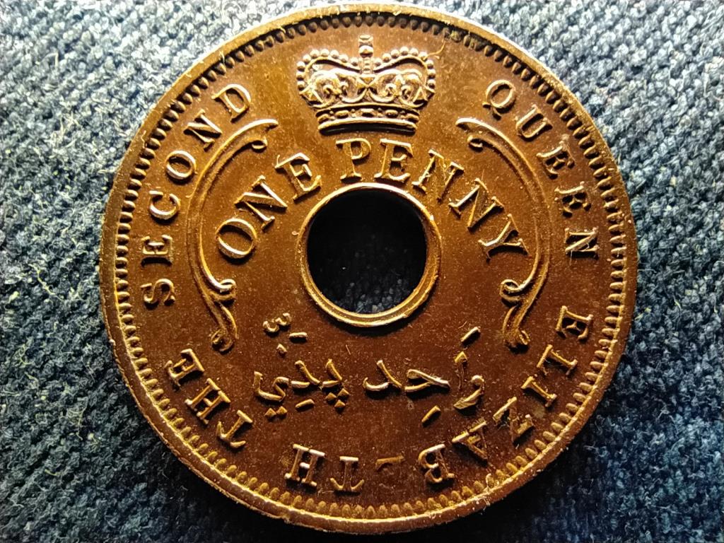 Nig&eacute;ria II. Erzs&eacute;bet (1952-1959) 1 penny