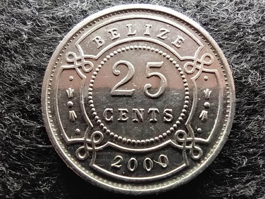 Belize II. Erzs&eacute;bet (1952-2022) 25 Cent